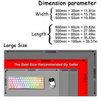 Grey series Mouse Pad Large Computer Office Game Table Mats XXL Rubber Anti-slip Gaming Keyboard Mousepads Long Desk Pads