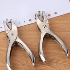 Single Hole Punch for Office and Home Use with 5 Sheet Capacity Durable Chrome Finish Paper Puncher for Efficient Document Orga