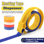 Painter Masking Tape Applicator Dispenser Machine Adhesive Tape with Tape Cutting Tool for Repair and Beautify Crack in Tile