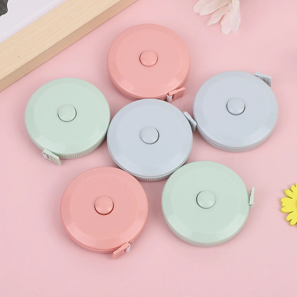 5PC Retractable Soft Tape Measure Double-sided Measurement Ruler Portable Body Flexible Ruler for Weight Loss Measurement ﻿