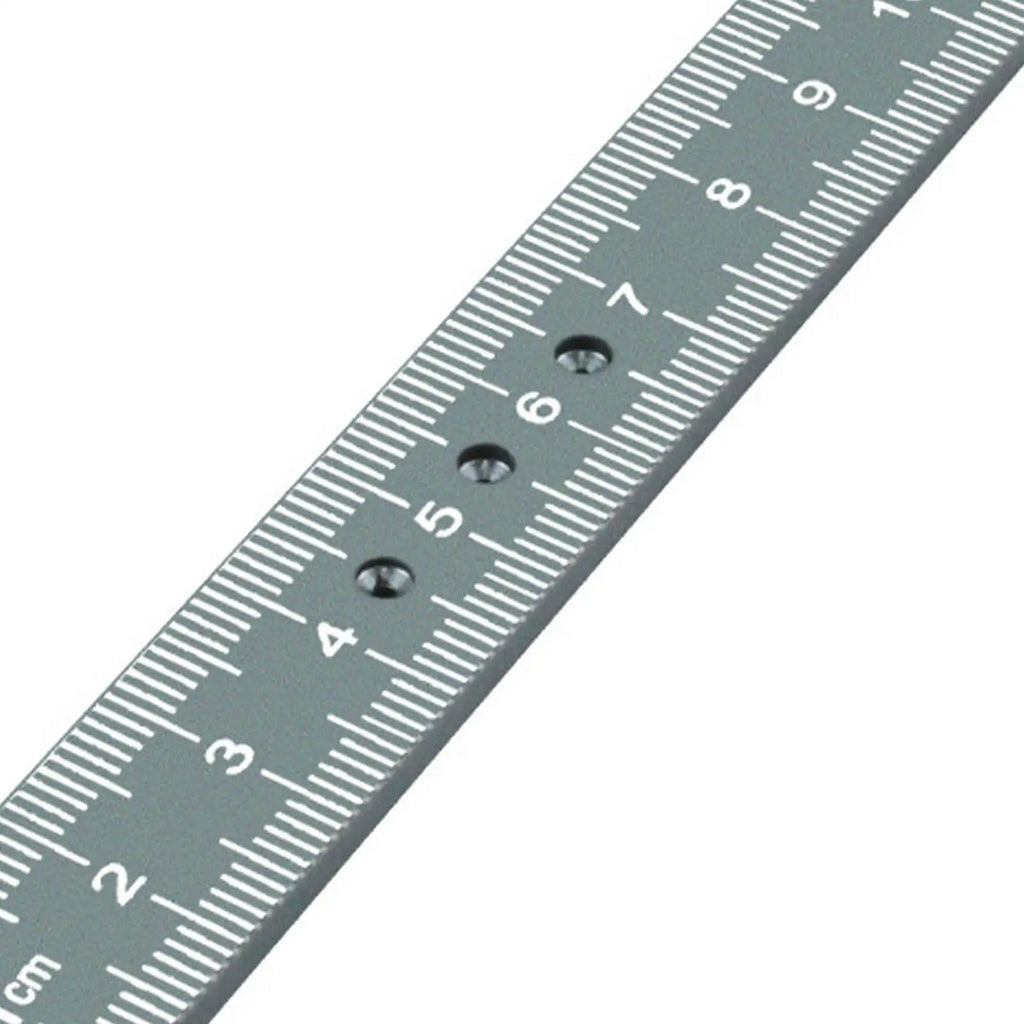 Aluminum Alloy Fusion T Square High Precision for Drafting Metal Woodworking Layout with Scale and 90 Degree Reference