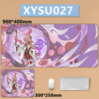 Anime Game Furina Neuvillette Mavuika Wanderer Raiden Columbina XXL Large Genshin Impact Mouse Pad Keyboard Desk Mat Mousepad