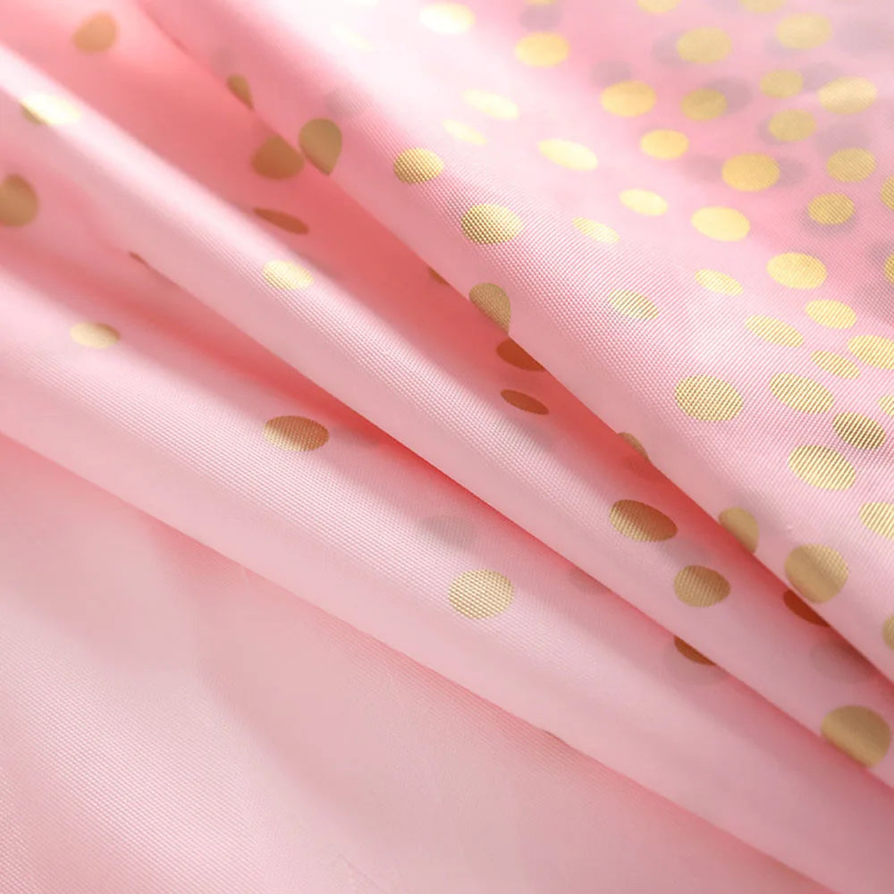 137X274Cm Dot Disposable Tablecloths Macaron Black Plastic Disposable Table Cover Wedding Birthday Party Disposable Tableware