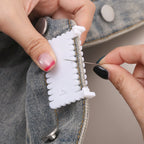 1/2 PCS Clip On Sewing Edge Guide, Easy Fabric Hemming Tool, Stitching Ruler for Beginner, Lightweight for Home Dressmaking
