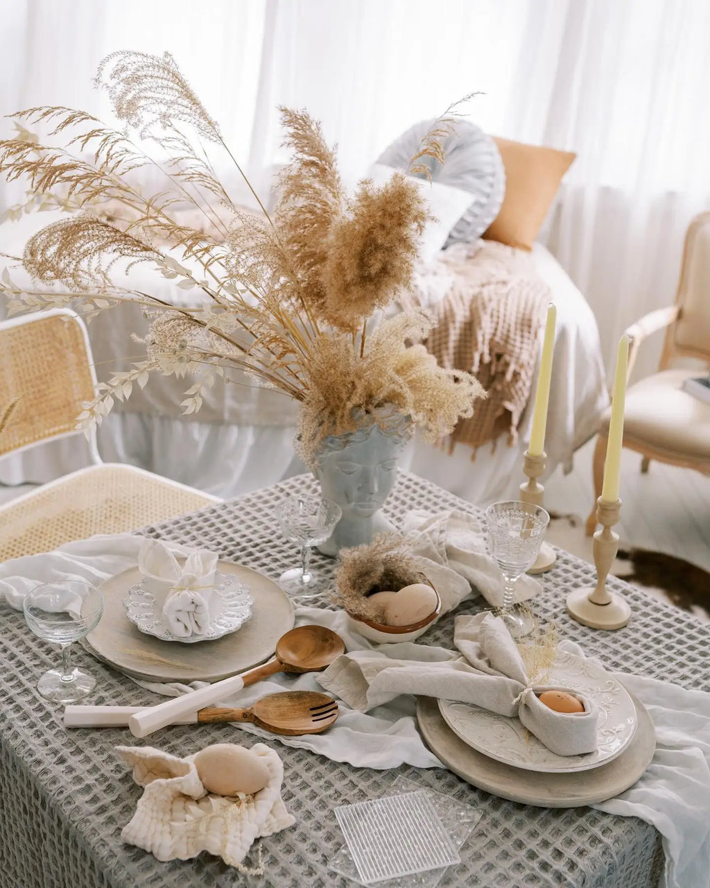 4PCS 40X40CM Pure Linen Napkins Cloths Soft Comfortable Fabric Reusable Kitchen Accessories for Wedding Birthday Parties