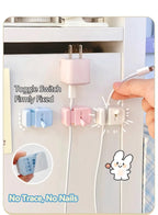 Cable Management Clip For Desk - Simple No-Drill Edge-Mounted Cord Organizer For Charging Cables And Data Wires.