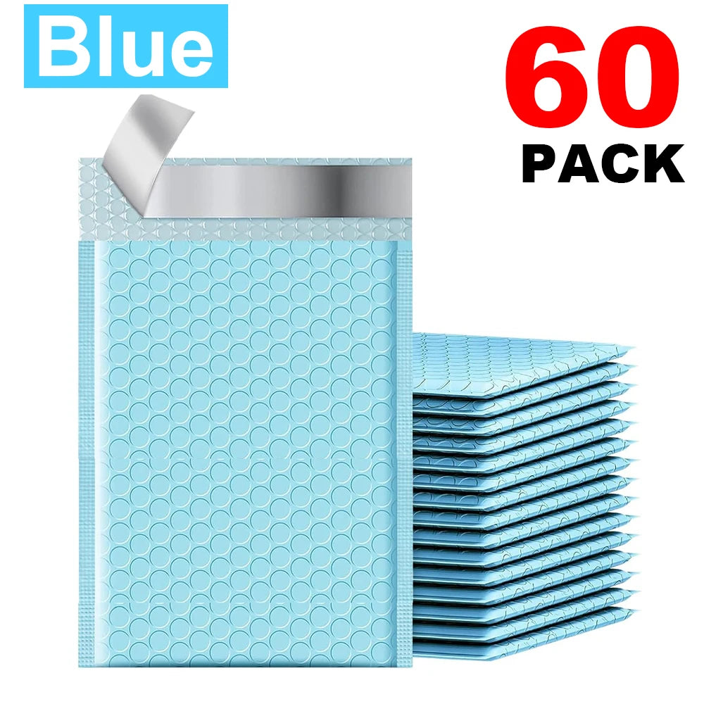 Self Adhesive Mailing Envelopes Bubble Padded Mailers 4 X 6 Inch Small Shipping Bags Waterproof Padded Envelopes for Packaging