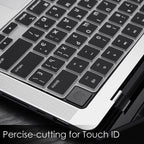 Multi-Language Keyboard Protector Compatible with for MacBook Air/Pro M5-M4 A2779,A3434,A3241 | Arabic, FR, RU, ES, IT Layouts