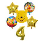 Winnie The Pooh Birthday Party Decoration Plates Napkins Table Cover Balloons Banner Baby Shower Serves 10 Guests Baby Shower