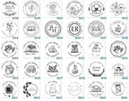 Embosser Stamp LOGO Customized Wedding Library Book Private Seals Customization Envelope Party Invitation Embossing Stamps DIY