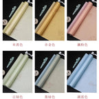 Sumi Art Wax Dye Pearlescent Ink Colorful Half Ripe Rice Paper Xuan Paper Scroll Multicolor Brush Calligraphy Creation Work Roll