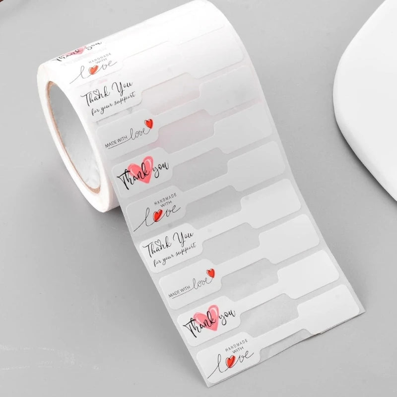 Jewelry Price Label 500 Pack Ring Bracelet Sticker Hangtags Jewelry Price Tags Label Display for Necklace Earring Indentificatio