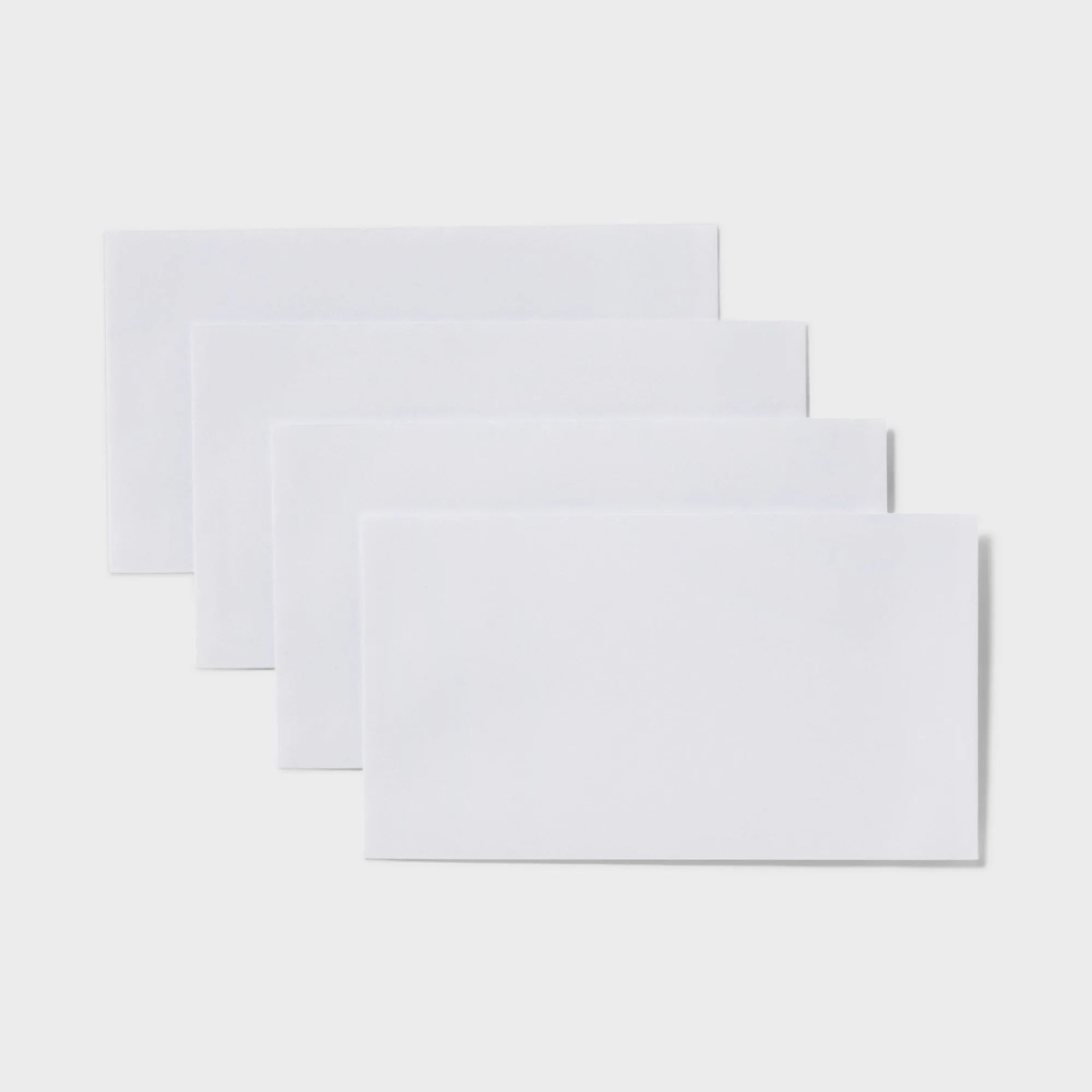 160ct White Gummed Flap Security Envelopes, 3.5 x 6.75 Inch Paper Mailers For Office Business Letters