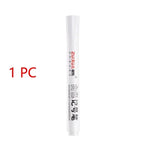 White Marker Pens set 2.0mm Oily Waterproof White Gel Pen DIY Graffiti Sketching Marker Stationery Writing School Supplies brush