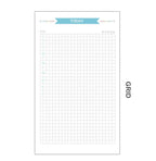 45 Sheets A5 A6A7 Loose Leaf Notebook Refill Spiral Binder Inner Page Weekly Monthly To Do Line Dot Grid Inside Paper Stationery