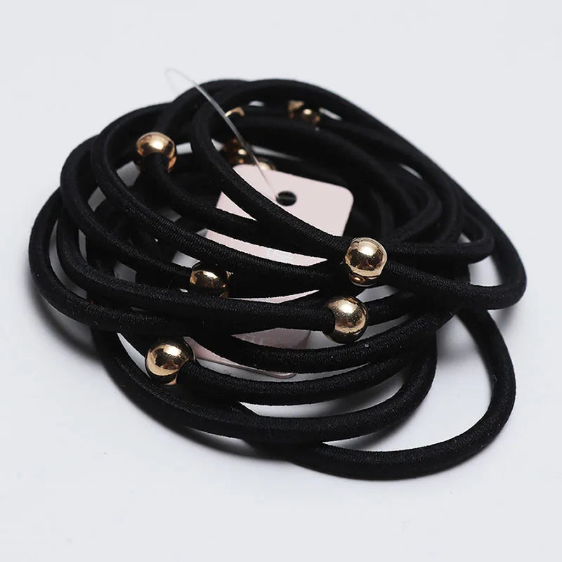 10PCS New Girls Elastic Hair Rubber Bands Kids Headbands Women Hair Tie Hair Gum Ponytail Hair Holders Hair Accessories