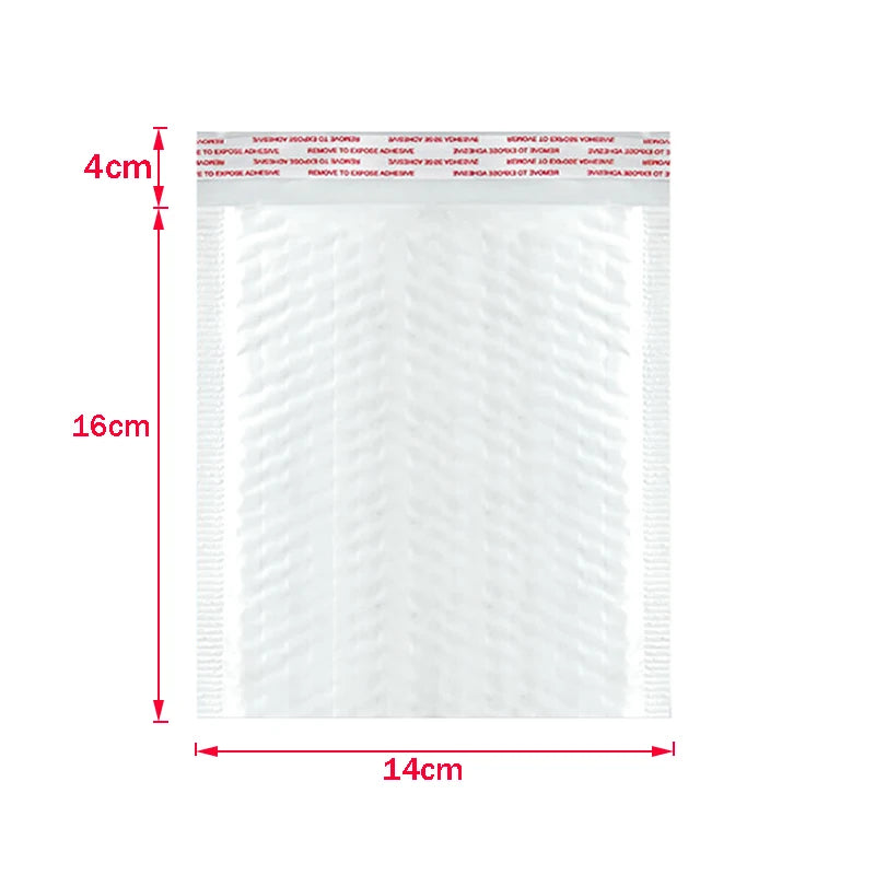 Bulk 50 Shockproof White Foam Envelope Bag Self-sealing Padded Mail Bubble Bag Envelope Shipping Office Packaging Parcel
