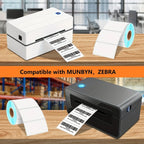 700pcs 50X30mm Perforated Direct Thermal Labels Ink-Free Barcode Stickers for Shipping Address Inventory Desktop Label Printer