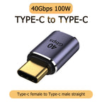 NNBILI 3A Type C Elbow USB 3.1 Charging Data Cable Adapter Converter for Android 90/180 Degree OTG Adapter Fast Charging 10Gbps