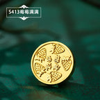 Plant Wax Stamp Seal Wax Print Thick Copper Head Carved Sealing Tool Holiday Party Invitation Letter Wedding Decorative