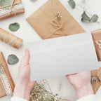 50Pcs White Self Seal Envelopes Letter Size Mailing Envelopes Peel and Seal Document Security Office Business Mailers Packaging