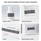 Roller Privacy Stamp Confidential Seal Garbled Ink Smear Pen for Information Concealment Express Package Document Security Tool