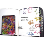 20Pcs Colourful Bookmark Holder Office Supplies Bookmark Holder Colourful Paperclip Cute Cartoon Paperclip Random Pattern