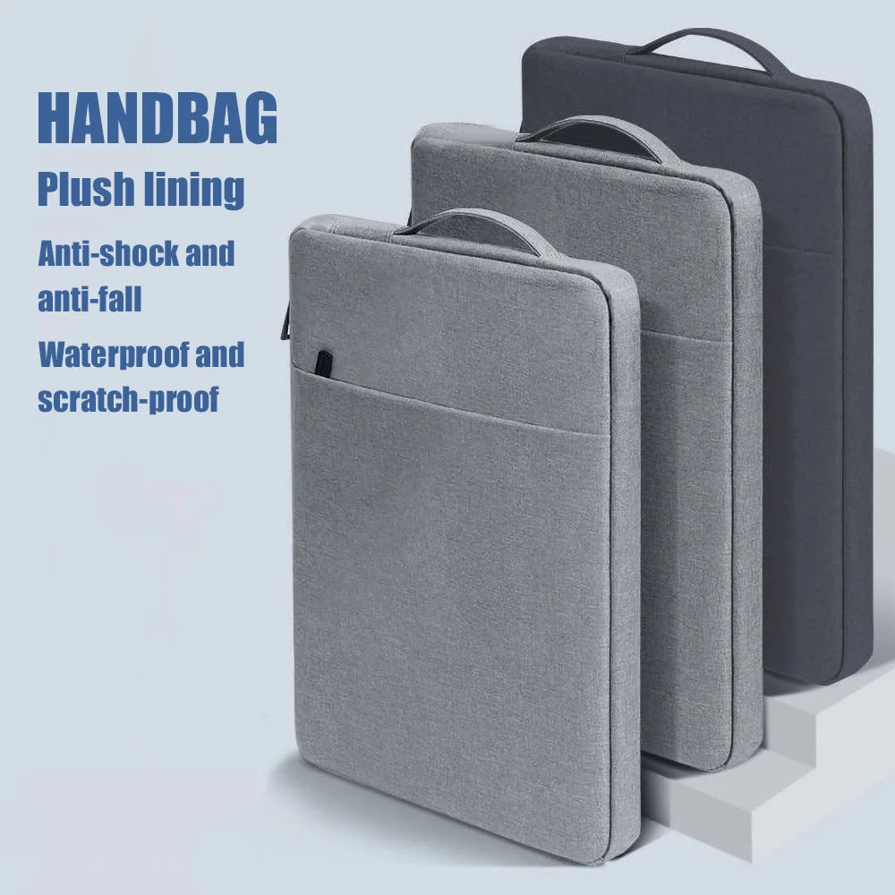 Waterproof Laptop Bag Sleeve Tablet Cover For MacBook Air Pro Xiaomi Dell Acer Notebook Computer Case 11 12 13 14 15 15.6 Inch