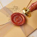 Custom Wax Seal Stamp and Wooden Handle set, For Wedding Invitation, Multiple Designs, Personalized Logo Wax Stamp, Initial Wax