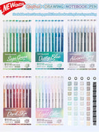 Languo 27-207 Colors Of One Set Drawing Handbook Pens Student DIY Graffiti Multi-Color Gel Pen Writing Marker Stationery