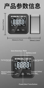 snakol Angle Protractor 360 Degree Mini Electronic Digital Protractor Inclinometer Angle Finder Gauge Measurement Box