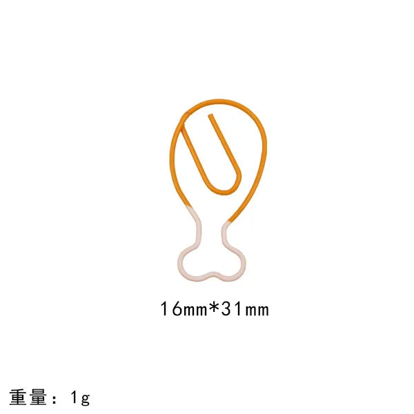 10/20pcs Red Retro Japanese Paper Clip Tomato Strawberry Cherry Scrapbook Paper Clip Book Page Memo Fixed Clips Student Supplies