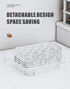 Acrylic A4 Storage Filing Box for Documents Plastic Paper File Organizer Vertical Magazine Rack Desk Folder Desktop Supplies