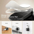 Magnetic Cable Clip Winder Holder Adhesive Wire Keeper Cord Cable Organizer USB Charging Cables Winder for Office Desktop Home