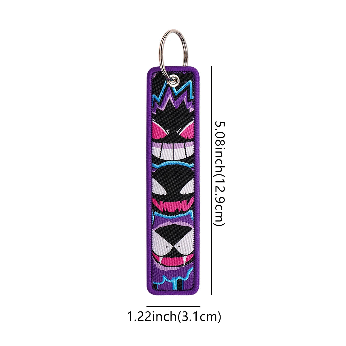 1 Pcs Anime Game Cute Key Chain for Motorcycles Key Fobs Holder Men Women Key Tags Key Ring Fashion Jewelry Accessories Gifts