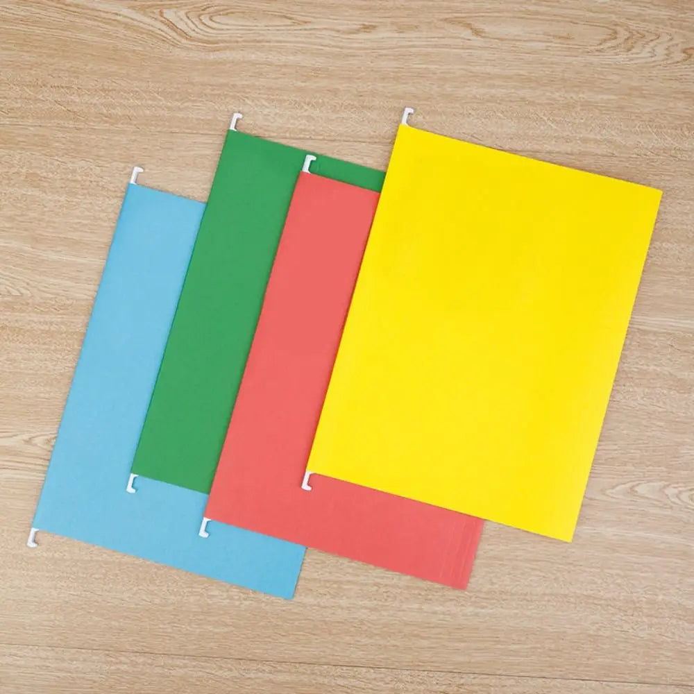 10PCS A4 Hanging File Folder Letter Size Portable Hanging Document Clip Large Capacity Paper Hanging File Organizer Home