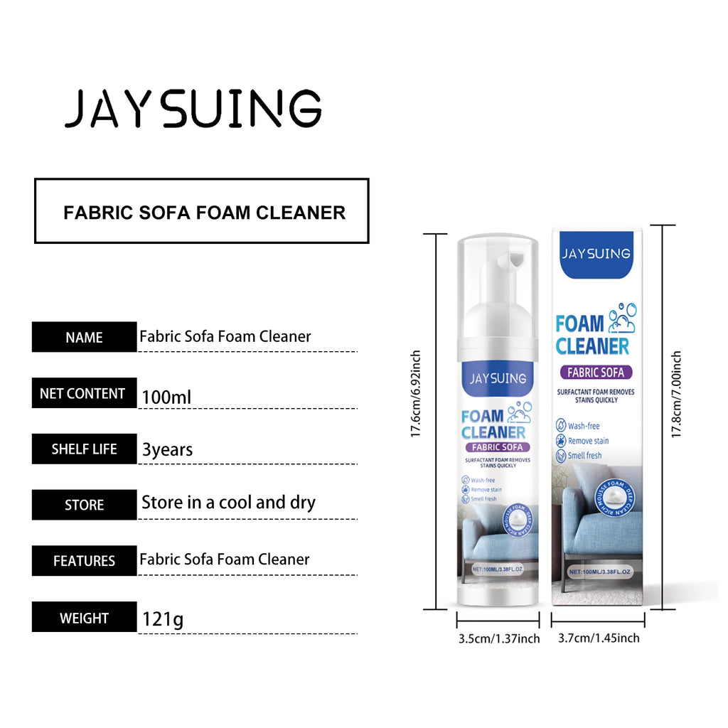 Sofa Foam Cleaner Cleaning Stubborn Stains Eliminate Odors Efficient Formula Not Damaging Sofa Maintain Softness Fabric Cleaner