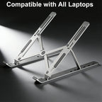 DITONG Fold Laptop Stand For Macbook Adjustable Computer Pc Tablet Stand Notebook Tablelaptop Holder Heat Dissipation