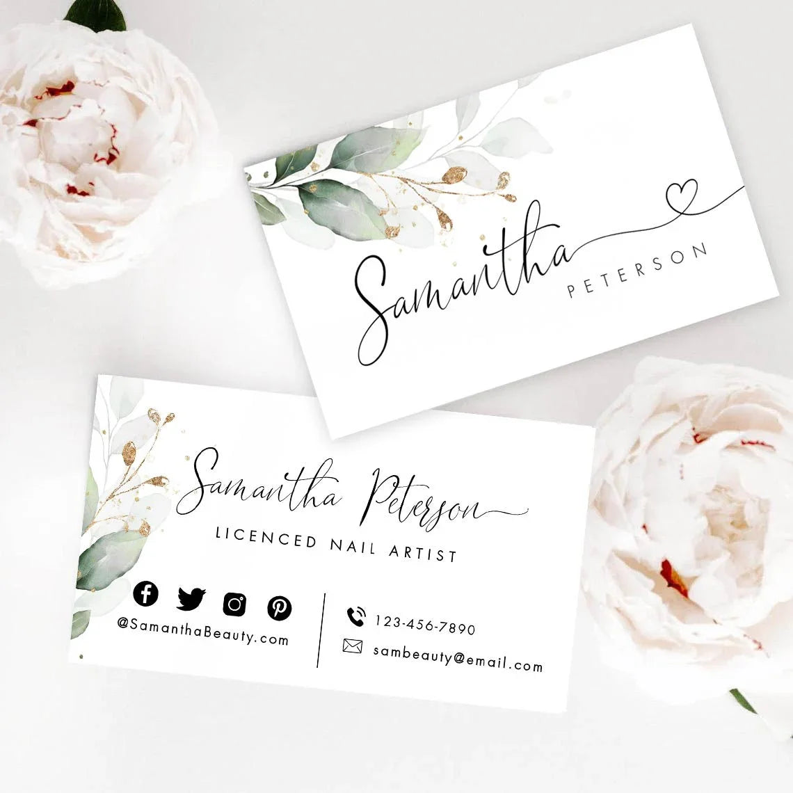Custom Card Business Cards Thank You Personalized Logo Color Christmas Gift Greeting Postcards Wedding Invitations Double Side