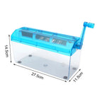 Paper Shredder Non-electric Paper Shredder A4 Paper Hand Shredder Strip Cut 3mm Portable Document Cutter Home Office Desktop