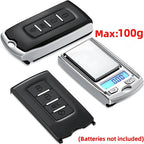 1PC Portable Mini Digital Pocket Scales 100g 0.01g for Gold Sterling Jewelry Gram Balance Weight Car Key Electronic Scales