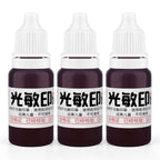 10ml Blue Red Black Ink Textile Clothes Ink Special Ink For Students Kids Name Stamp Printing On Clothing Waterproof Not Fade