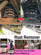 Car rust remover car wheel care quick remover car exhaust pipe rust removal spray cleaning metal iron powder