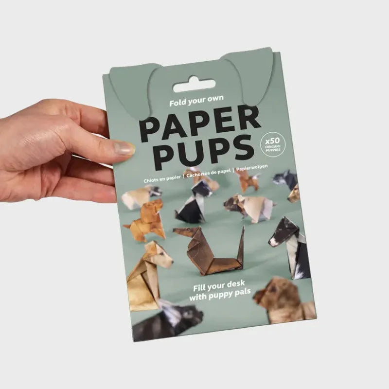 Creative DIY Paper Cats Handmade DIY Paper Cat Dog Dinosaur Folding Animal Folding Paper Set