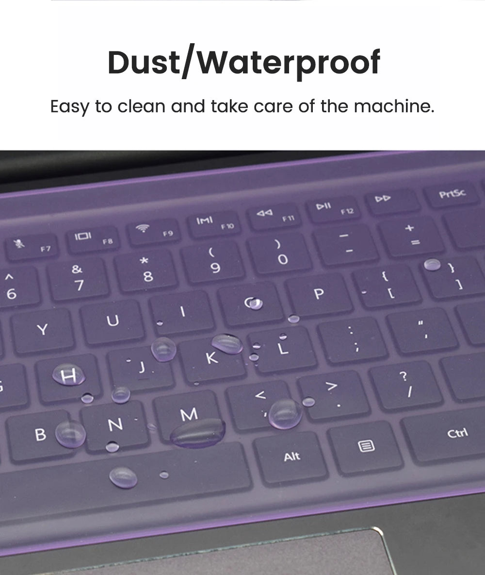 Universal Laptop Keyboard Cover Protector 12-17 inch Waterproof Dustproof Silicone Notebook Computer Keyboard Protective Film