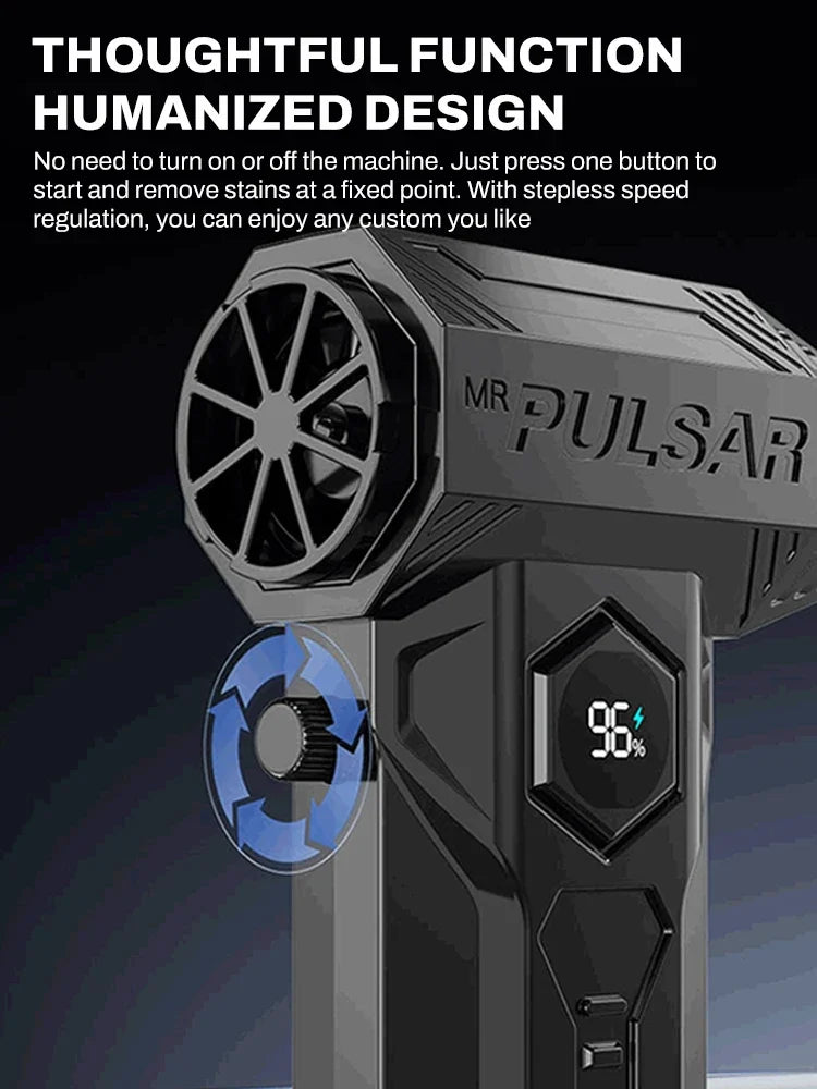 500000RPM Air Blower X11 Super Powerful Compressed Air Duster Electricity Consumption Display Air Vacuum Blower Jet Fan For Car