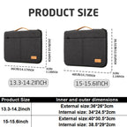 Protective Laptop Sleeve Case for 13.3 14 15.6 16 Inch New MacBook Pro M3 Max M2 M1 Slim Carrying Laptop Bag Men Women