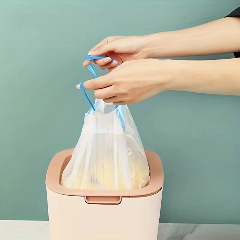 1/3roll Trash Bags Suitable for 4 Gallon Trash Cans Plastic Bin Liners Specially Designed for Bathroom, Restroom, Bedroom Office