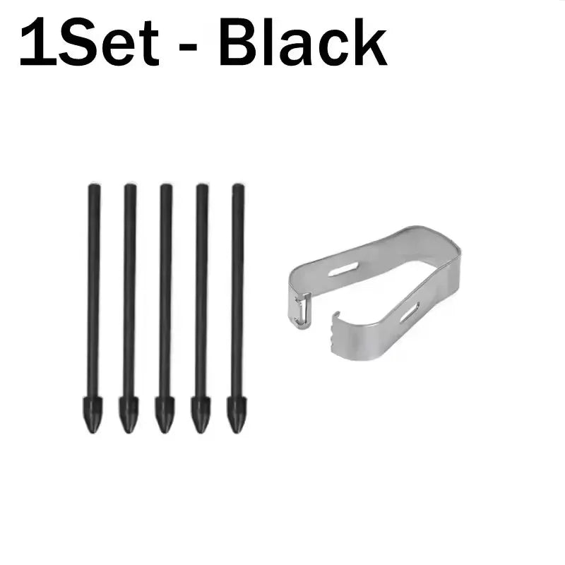 Replacement Pencil Tips for Samsung Galaxy Tab S6 S7 S21 S22 S23 S24 Note 10 20 S Pen SPen Nibs with Removal Tweezer Refill Set