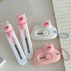 1pc Cartoon Mini Utility Knife Personalized Gift Handcrafted Cardboard Cutter Letter Opener for Students and DIY